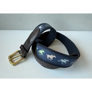 Vineyard Vines Mens Size 30 Belt 143rd Kentucky Derby Horse Racing Preppy Jockey